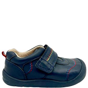 STARTRITE BOYS F FIT VELCRO STRAP SHOE - NAVY